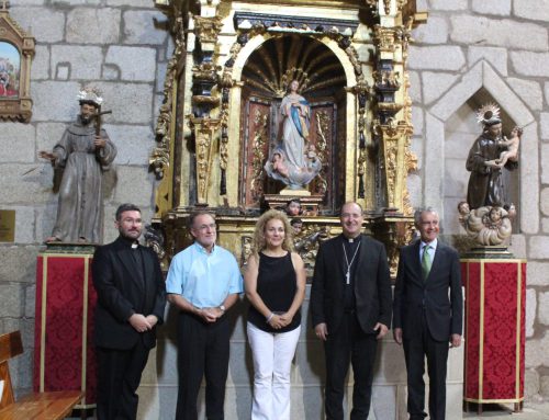 Fundación Iberdrola España restores the altarpiece of the Virgin of the Rosary in the Church of Santa María del Olmo in Ceclavín