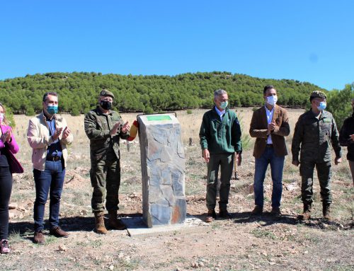 La Fundación Iberdrola España inaugura la reforestación del Centro de Adiestramiento de Chinchilla, Albacete